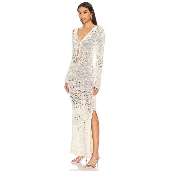 Solid & Striped The Lucinda Dress in Brule Cream Knit - Picture 4 of 5